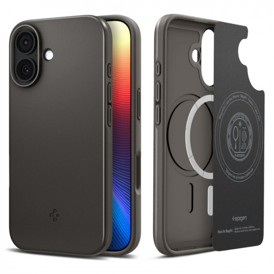 Spigen Thin Fit MagSafe iPhone 17 Gunmetal