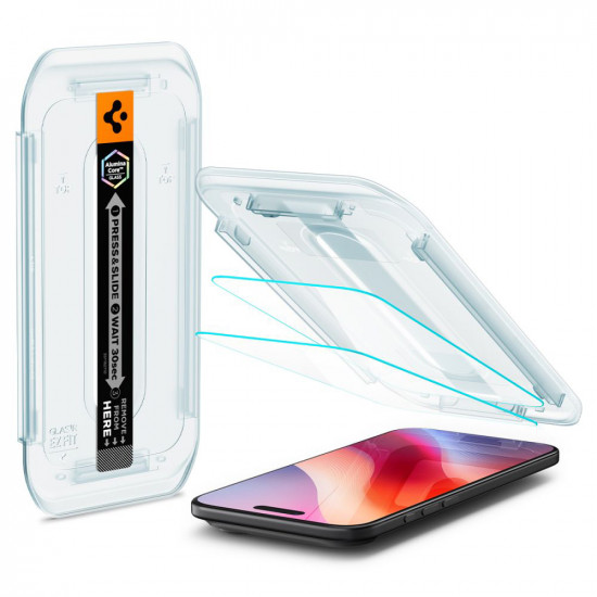 Spigen Glas.tR EZ FIT (2 pack) iPhone 17 Air Clear