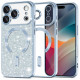 Techsuit Luxury Glitter MagSafe iPhone 17 Pro Max Light Blue Techsuit Luxury Glitter MagSafe iPhone 17 Pro Max Light Blue