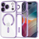 Techsuit Luxury Crystal MagSafe iPhone 17 Pro Light Purple