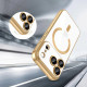 Techsuit Luxury Crystal MagSafe iPhone 17 Pro Light Purple