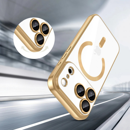 Techsuit Luxury Crystal MagSafe iPhone 17 Pro Black Techsuit Luxury Crystal MagSafe iPhone 17 Pro Black