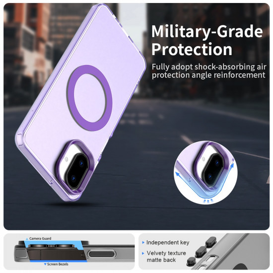 Techsuit CandyCase MagSafe Samsung Galaxy A07 4G Purple