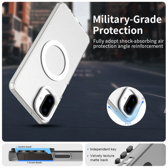 Techsuit CandyCase MagSafe Samsung Galaxy A07 4G White