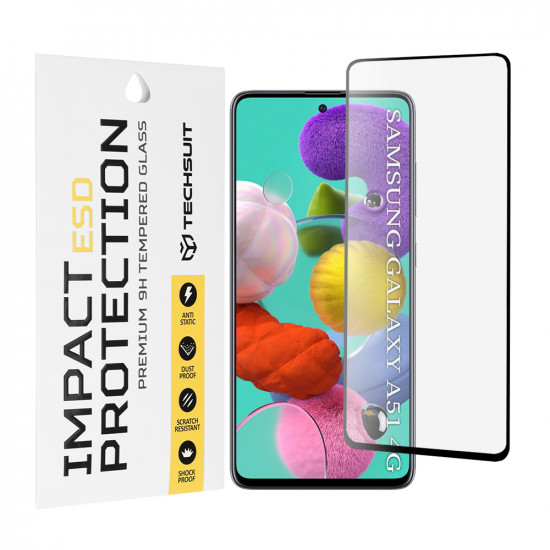 Techsuit ESD Glass Samsung Galaxy A51 4G / A51 5G Black