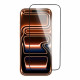 Blueo Crystal Anti Scratch Glass with Applicator iPhone 16 Pro / iPhone 17 / iPhone 17 Pro Black