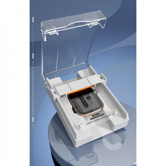 Blueo High Molecule Screen Protector with Dust Removal Locator Apple Watch 10 42mm Black