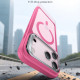 ESR Classic Hybrid HaloLock Kickstand iPhone 17 Pro Max Frosted Pink