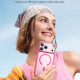ESR Classic Hybrid HaloLock Kickstand iPhone 17 Pro Max Frosted Pink