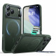ESR Classic Hybrid HaloLock Kickstand iPhone 17 Pro Max Frosted Green ESR Classic Hybrid HaloLock Kickstand iPhone 17 Pro Max Frosted Green