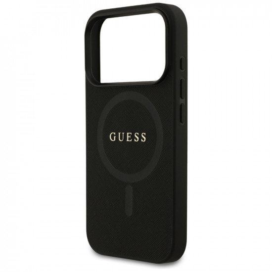 Guess Saffiano Classic Logo MagSafe (GUHMP17XPSAHMCK) iPhone 17 Pro Max Black