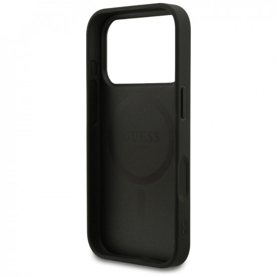 Guess Saffiano Classic Logo MagSafe (GUHMP17XPSAHMCK) iPhone 17 Pro Max Black