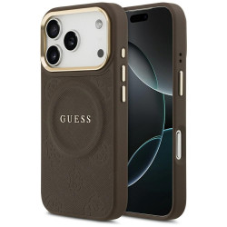 Guess Peony Hot Stamp MagSafe (GUHMP17LPSAMSECW) iPhone 17 Pro Brown