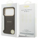 Guess Peony Hot Stamp MagSafe (GUHMP17LPSAMSECW) iPhone 17 Pro Brown