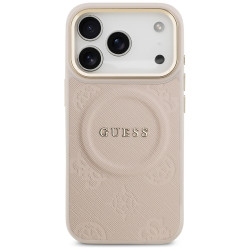 Guess Peony Hot Stamp MagSafe (GUHMP17LPSAMSECP) iPhone 17 Pro Pink