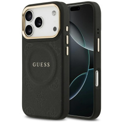 Guess Peony Hot Stamp MagSafe (GUHMP17LPSAMSECK) iPhone 17 Pro Black