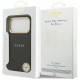 Guess Peony Hot Stamp MagSafe (GUHMP17LPSAMSECK) iPhone 17 Pro Black