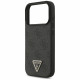 Guess Leather 4G Triangle Strass MagSafe (GUHMP17LP4TDPLK) iPhone 17 Pro Black