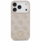 Guess Leather 4G Triangle Strass MagSafe (GUHMP17XP4TDPLP) iPhone 17 Pro Max Pink