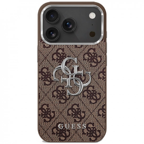 Guess Hardcase Big 4G Classic Logo (GUHCP17SP4G4SMCW) iPhone 17 Brown