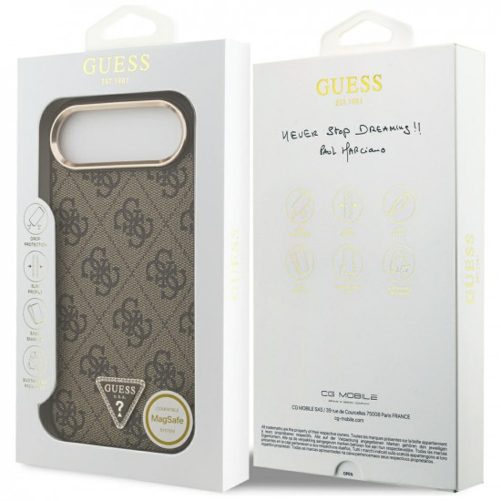 Guess Hardcase 4G Triangle Logo (GUHMP17MP4GTDGMW) iPhone 17 Air Brown