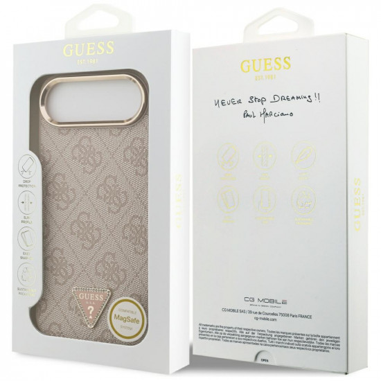 Guess Hardcase 4G Triangle Logo MagSafe (GUHMP17MP4GTDGMP) iPhone 17 Air Pink