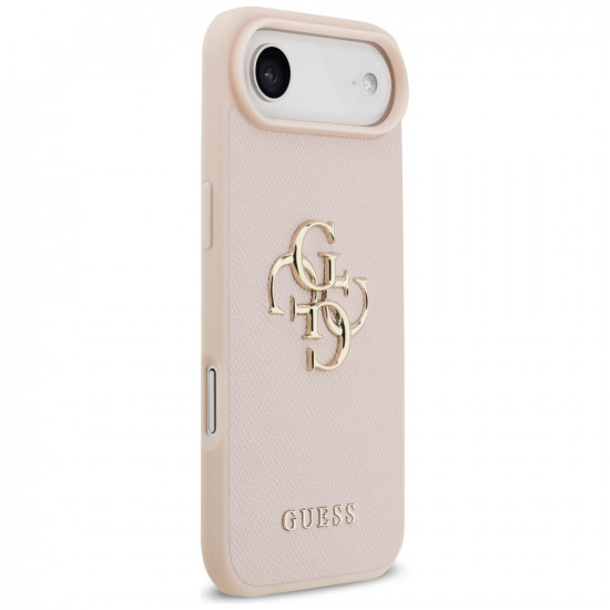 Guess Hardcase 4G Grained Big and Classic Logo (GUHCP17MPGT4MBP) iPhone 17 Air Pink