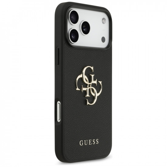 Guess Hardcase 4G Grained Big and Classic Logo (GUHCP17XPGT4MBK) iPhone 17 Pro Max Black