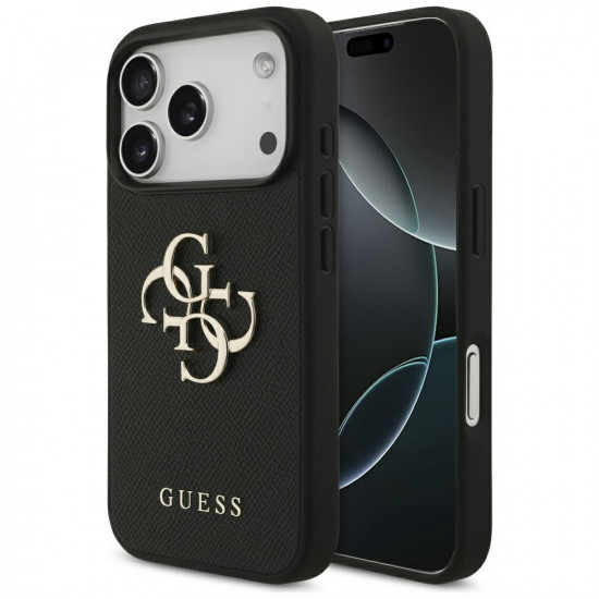 Guess Hardcase 4G Grained Big and Classic Logo (GUHCP17LPGT4MBK) iPhone 17 Pro Black