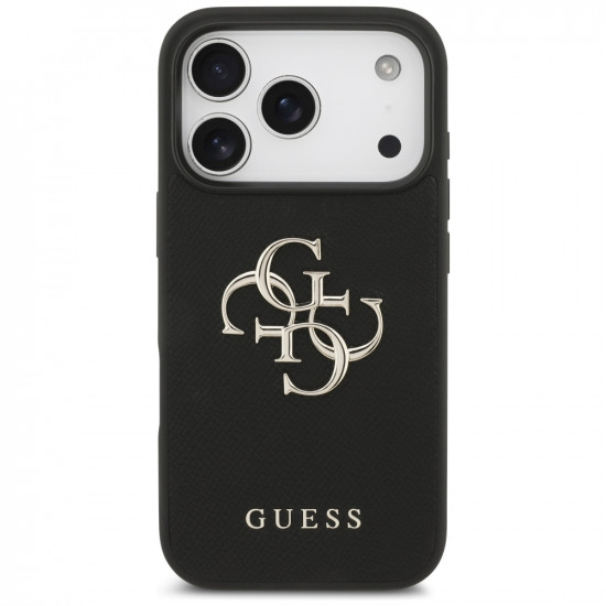Guess Hardcase 4G Grained Big and Classic Logo (GUHCP17LPGT4MBK) iPhone 17 Pro Black