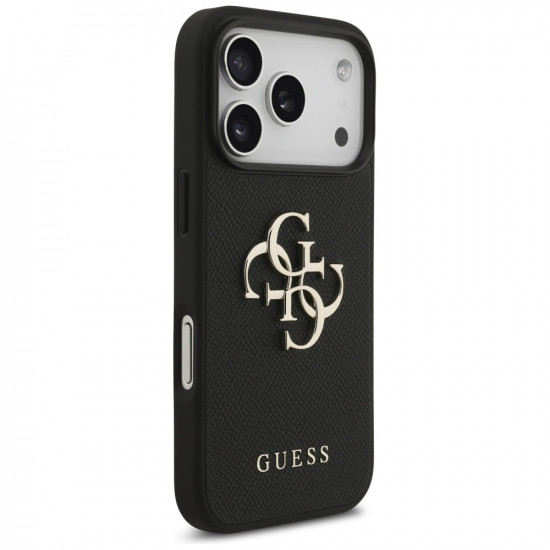 Guess Hardcase 4G Grained Big and Classic Logo (GUHCP17LPGT4MBK) iPhone 17 Pro Black