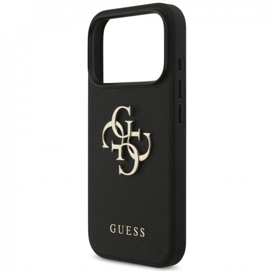 Guess Hardcase 4G Grained Big and Classic Logo (GUHCP17LPGT4MBK) iPhone 17 Pro Black