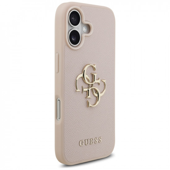 Guess Hardcase 4G Grained Big and Classic Logo (GUHCP17SPGT4MBP) iPhone 17 Pink