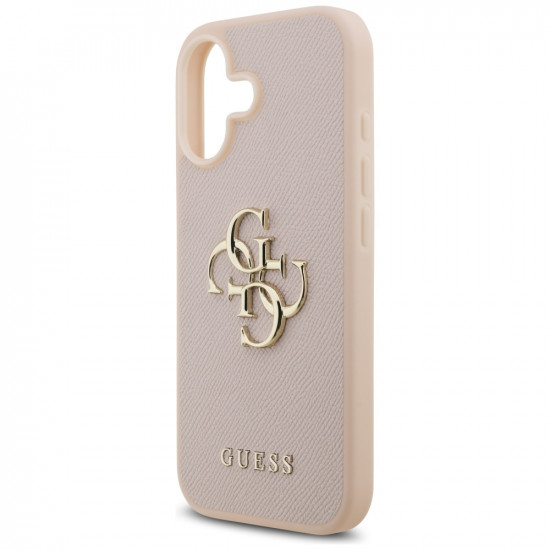 Guess Hardcase 4G Grained Big and Classic Logo (GUHCP17SPGT4MBP) iPhone 17 Pink