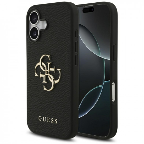 Guess Hardcase 4G Grained Big and Classic Logo (GUHCP17SPGT4MBK) iPhone 17 Black