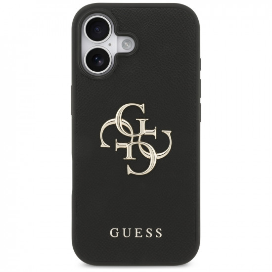 Guess Hardcase 4G Grained Big and Classic Logo (GUHCP17SPGT4MBK) iPhone 17 Black
