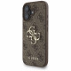 Guess Hardcase 4G Classic Logo with Strap (GUHCP16SP4GMGSW) iPhone 16 Brown