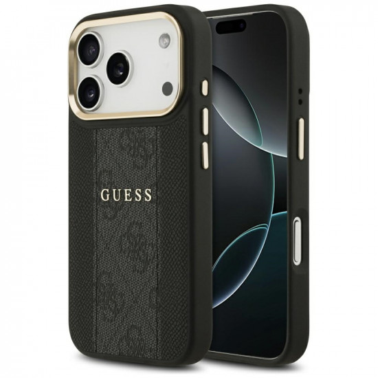 Guess Hardcase 4G Stripe MagSafe (GUHMP17XPG4SEMCK) iPhone 17 Pro Max Black
