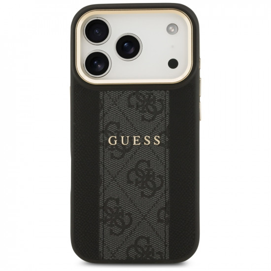 Guess Hardcase 4G Stripe MagSafe (GUHMP17XPG4SEMCK) iPhone 17 Pro Max Black