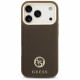 Guess Grained Strass Logo MagSafe (GUHMP17LPGCRMDEW) iPhone 17 Pro Brown Guess Grained Strass Logo MagSafe (GUHMP17LPGCRMDEW) iPhone 17 Pro Brown