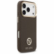 Guess Grained Strass Logo MagSafe (GUHMP17LPGCRMDEW) iPhone 17 Pro Brown Guess Grained Strass Logo MagSafe (GUHMP17LPGCRMDEW) iPhone 17 Pro Brown