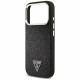 Guess Glitter Triangle Logo MagSafe (GUHMP17LPFGTSCMK) iPhone 17 Pro Black