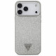 Guess Glitter Triangle Logo MagSafe (GUHMP17LPFGTSCMS) iPhone 17 Pro Silver