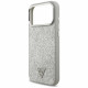 Guess Glitter Triangle Logo MagSafe (GUHMP17LPFGTSCMS) iPhone 17 Pro Silver