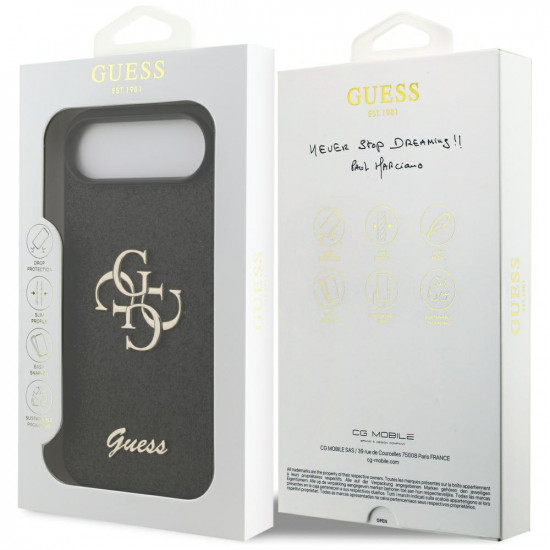 Guess Fixed Glitter Big 4G (GUHCP17MHG4SGK) iPhone 17 Air Black