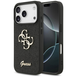 Guess Fixed Glitter Big 4G (GUHCP17XHG4SGK) iPhone 17 Pro Max Black