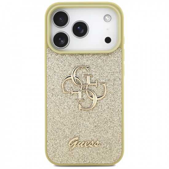 Guess Fixed Glitter Big 4G (GUHCP17LHG4SGD) iPhone 17 Pro Gold