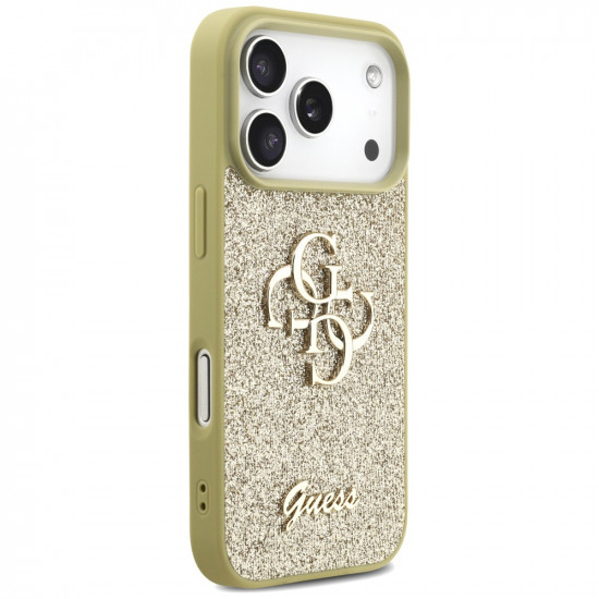 Guess Fixed Glitter Big 4G (GUHCP17LHG4SGD) iPhone 17 Pro Gold