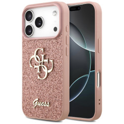 Guess Fixed Glitter Big 4G (GUHCP17LHG4SGP) iPhone 17 Pro Pink