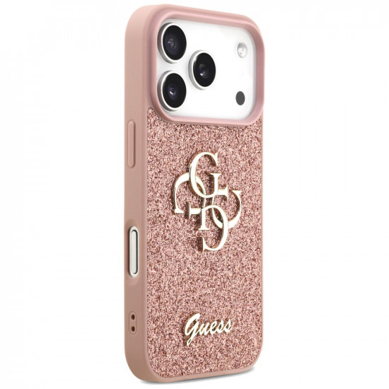 Guess Fixed Glitter Big 4G (GUHCP17LHG4SGP) iPhone 17 Pro Pink